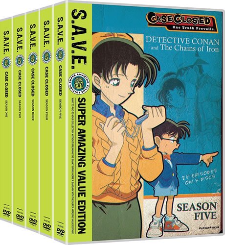 Case Closed Detective Conan Season 1-5 (20-Disc 1996-2001)