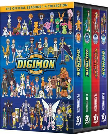 Digimon The Official Seasons 1-4 Collection (32-Disc 1999-2007)
