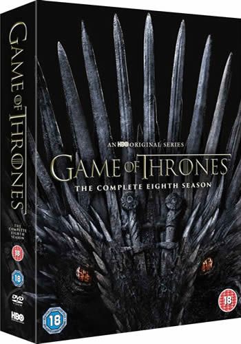 Game of Thrones Complete Series 8 (4-Disc 2019)