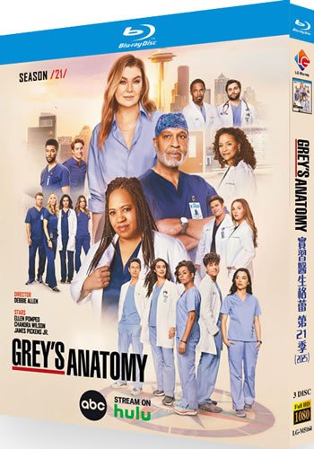 Grey??s Anatomy Series 21 (3-Disc Blu-ray 2025)