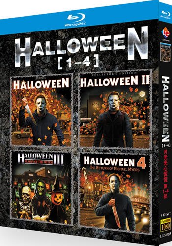 Halloween 1-4 Movie (4-Disc Blu-ray 1978-1988)