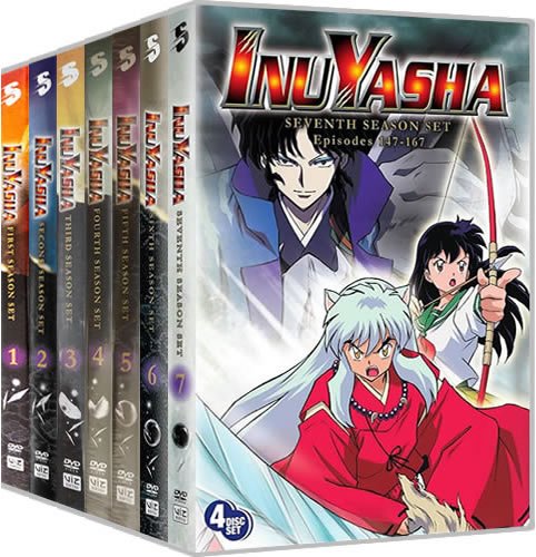 Inuyasha Seasons 1-7 DVD Set Collection (32-Disc 2000-2004)