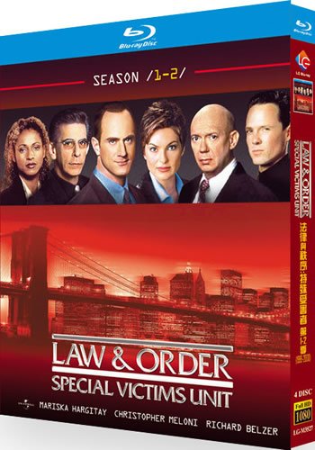 Law and Order Special Victims Unit Series 1-2 (4-Disc Blu-ray Box Set 1999-2000)