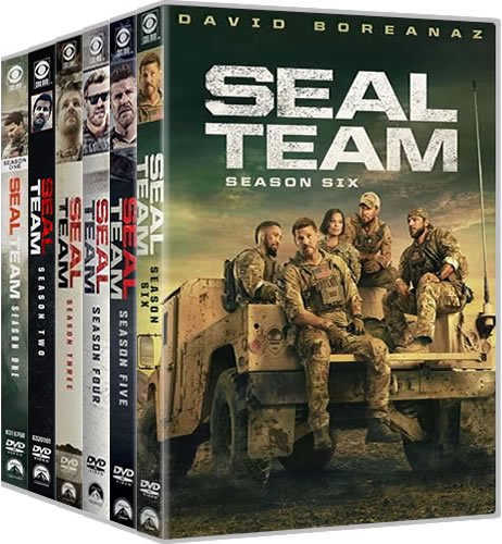 SEAL Team Complete Series 1-6 (27-Disc 2017-2023)