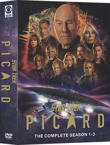 Star Trek Picard Season 1-3 DVD Set (9-Disc 2020-2023)