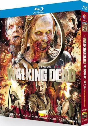 The Walking Dead Series 3-4 (4-Disc Blu-ray Box Set 2012-2014)