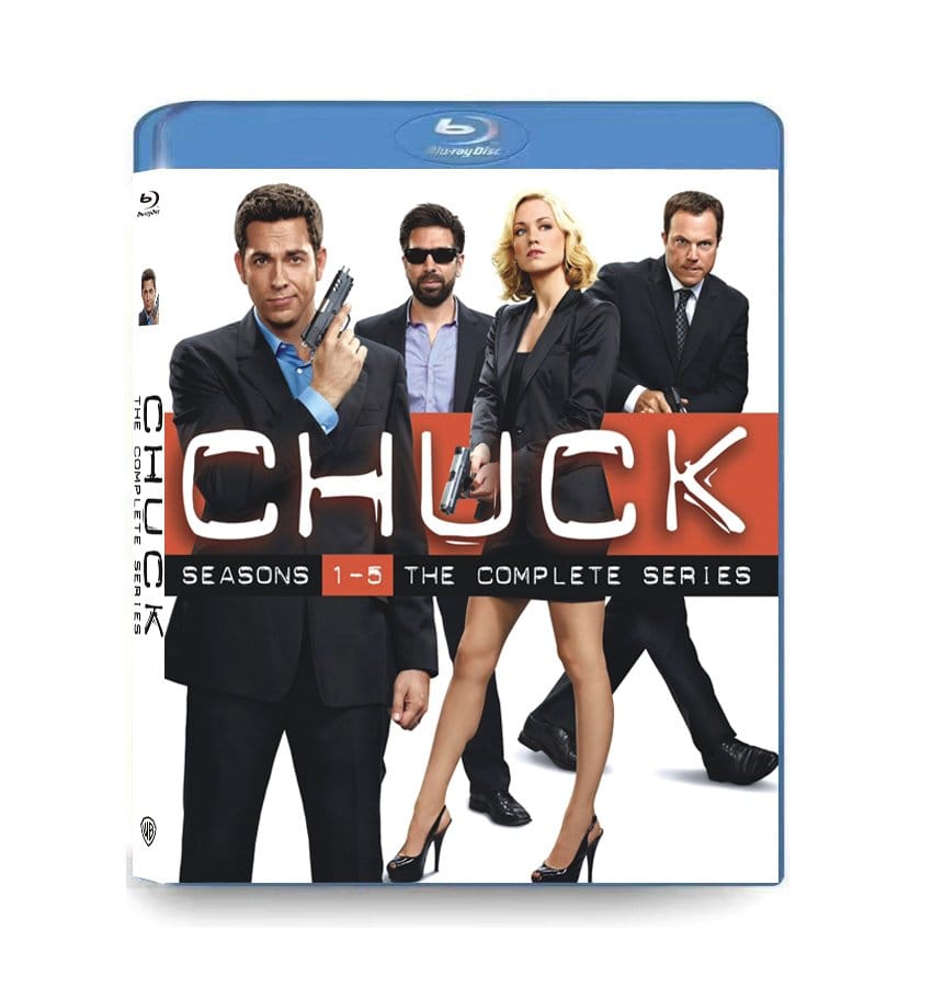 Chuck: The Complete Seasons 1-5 (2007-2012) 5-Disc Set Blu-ray – Action Comedy Spy Cult Classic