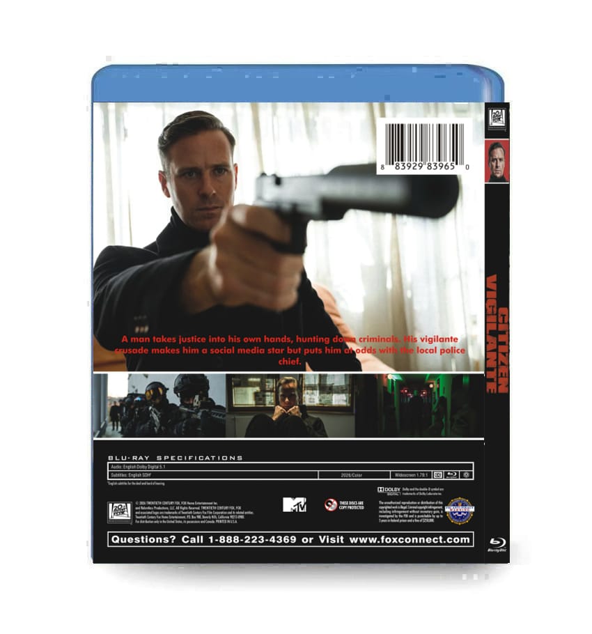 Citizen Vigilante (2026) 1-Disc Set Blu-ray - Image 2