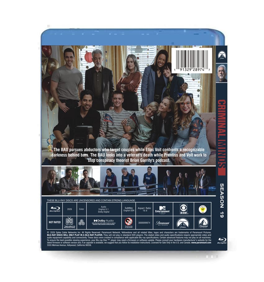 Criminal Minds: Evolution - Season 19 (2026) 2-Disc Set Blu-ray - Image 2