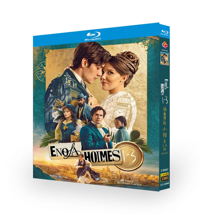 Enola Holmes: The Complete 3-Film Collection (2020-2026) 3-Disc Set Blu-ray