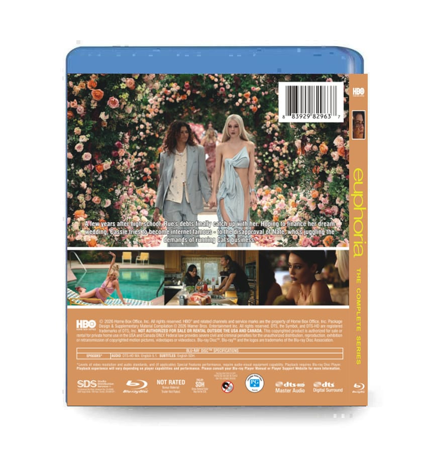 Euphoria: The Complete Series (Seasons 1-3) (2019-2026) 3-Disc Set Blu-ray - Image 2