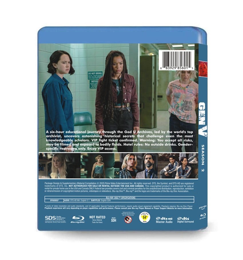 Gen V: Season 2 (2025) 2-Disc Set Blu-ray - Superhero Satire Series - Image 2