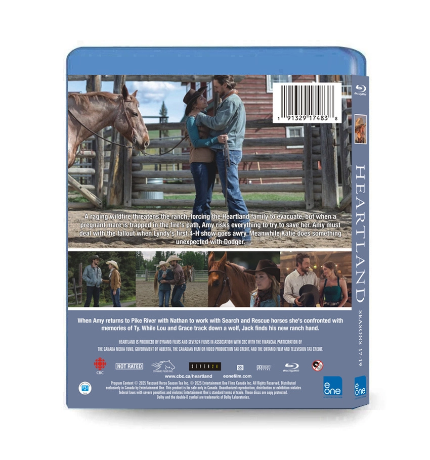 Heartland: Seasons 17-19 Collection (2023-2026) 3-Disc Set Blu-ray - Family Drama Series - Image 2