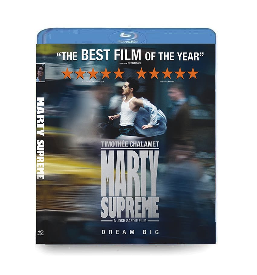Marty Supreme (2025) 1-Disc Set Blu-ray - Timothée Chalamet Table Tennis Comedy