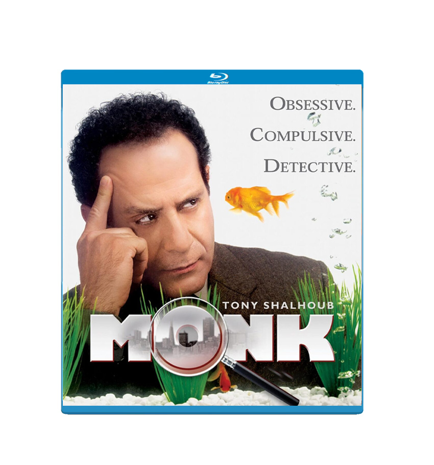 Monk: The Complete Series Seasons 1-8 (2002-2009) 16-Disc Set Blu-ray