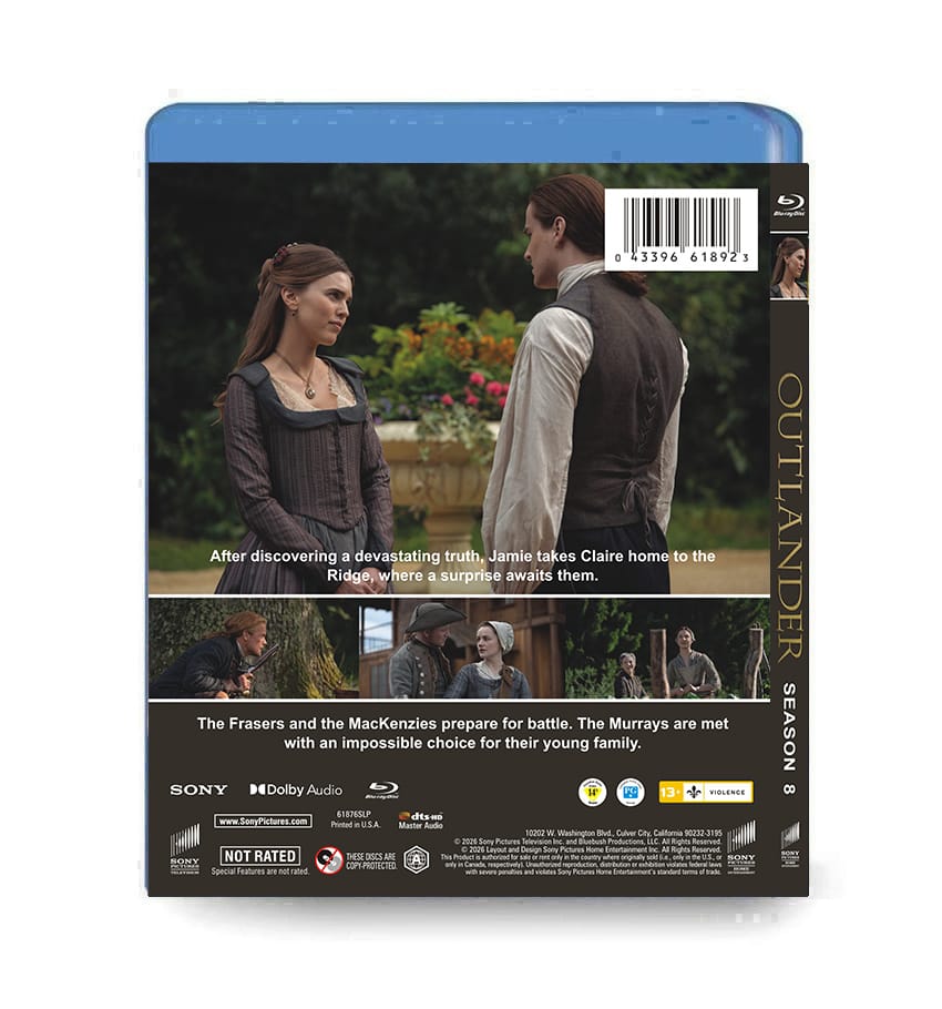Outlander: Season 8 (2026) 2-Disc Set Blu-ray - Image 2