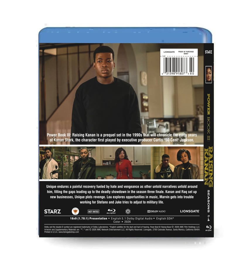 Power Book III: Raising Kanan Seasons 1-4 (2021-2025) 4-Disc Blu-ray - Complete Crime Drama Series - Image 2