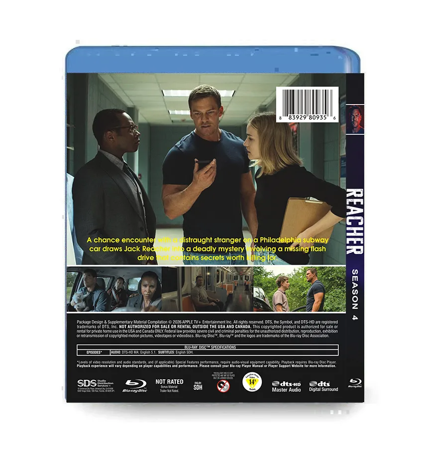 Reacher Season 4 Blu-ray Box Set (2026 TV Series) - Image 2