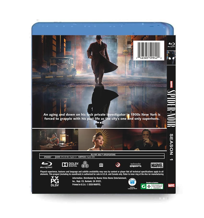 Spider-Noir: Season 1 (2026) 2-Disc Set Blu-ray - Image 2
