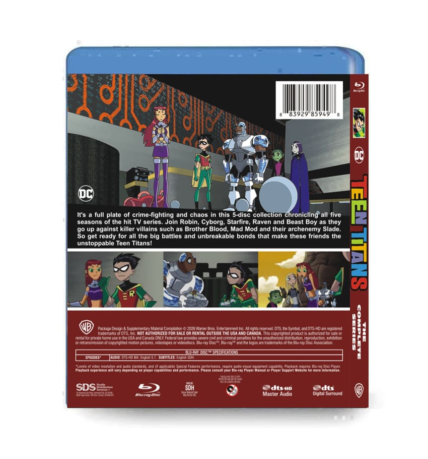 Teen Titans: The Complete Series (2003-2006) 6-Disc Set Blu-ray - Image 2