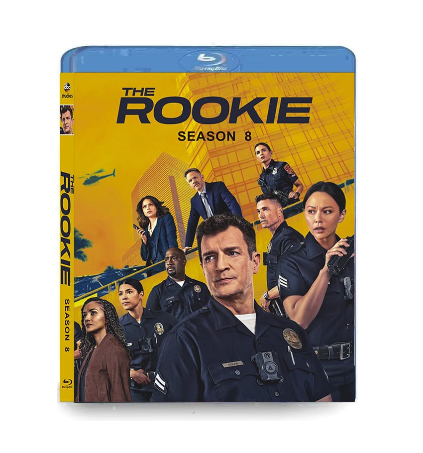The Rookie: Season 8 (2026) 2-Disc Set Blu-ray - Nathan Fillion Action Police Drama