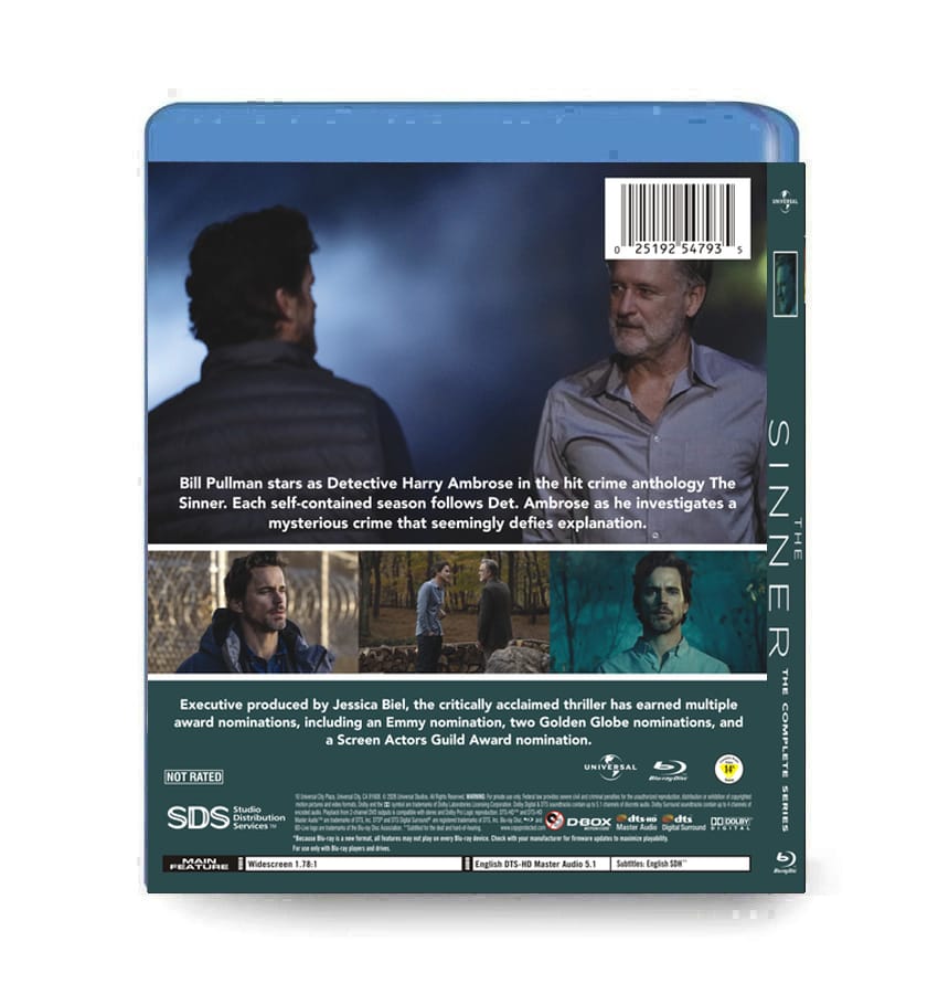 The Sinner: Seasons 1-4 (2017-2021) 4-Disc Set Blu-ray - The Complete Series Box Set - Image 2