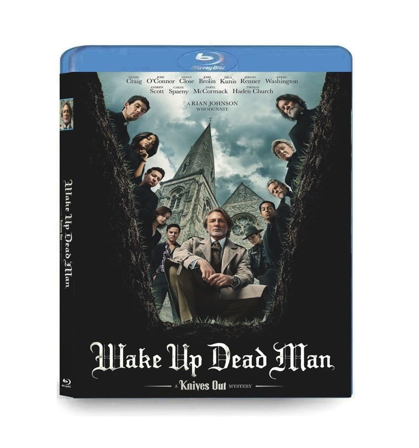 Wake Up Dead Man: A Knives Out Mystery (2025) 1-Disc Set 4K Ultra HD Blu-ray - Murder Mystery Thriller