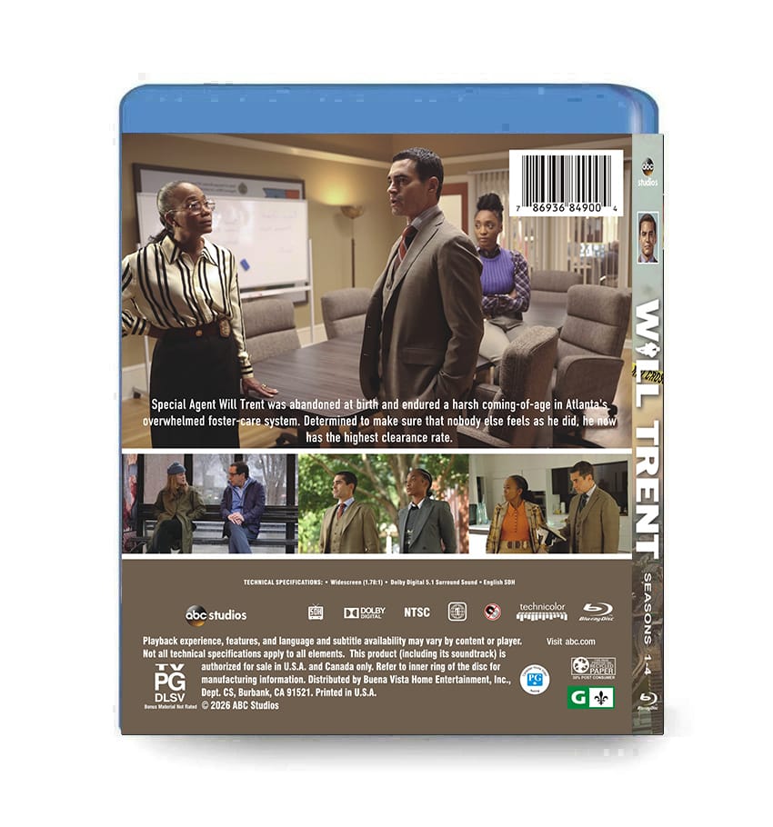 Will Trent: Seasons 1-4 (2023-2026) 5-Disc Blu-ray - Complete Series 1-59 - Image 2