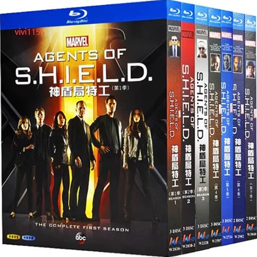 Agents of SHIELD Series 1-7 (19-Disc Blu-ray Box Set 2013-2020)