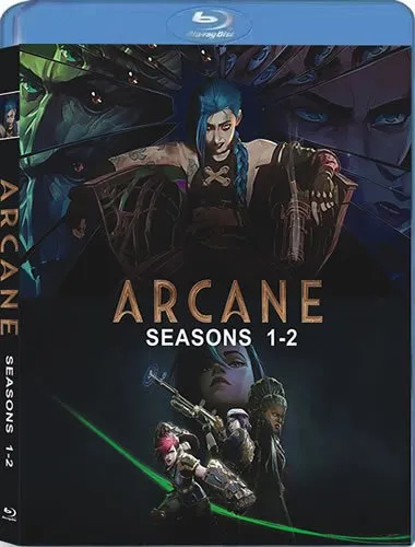 Arcane League of Legends Series 1-2 (2-Disc Blu-ray Box Set 2021-2024)