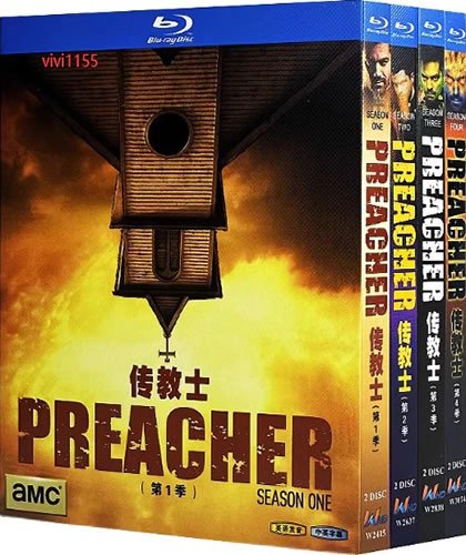 Preacher Series 1-4 (8-Disc Blu-ray Box Set 2016-2019)