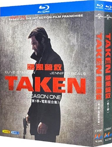 Taken Series 1-2 (4-Disc Blu-ray Box Set 2017-2018)