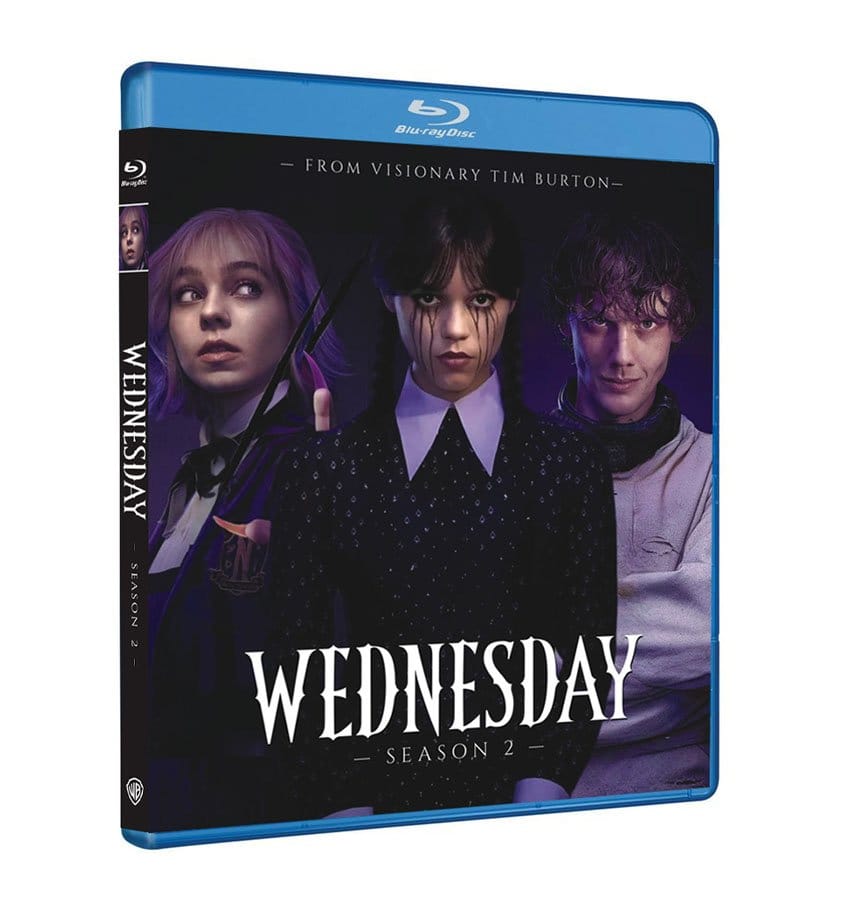 Wednesday: Season 2 (2025) 2-Disc Set Blu-ray - Netflix Supernatural Horror Comedy